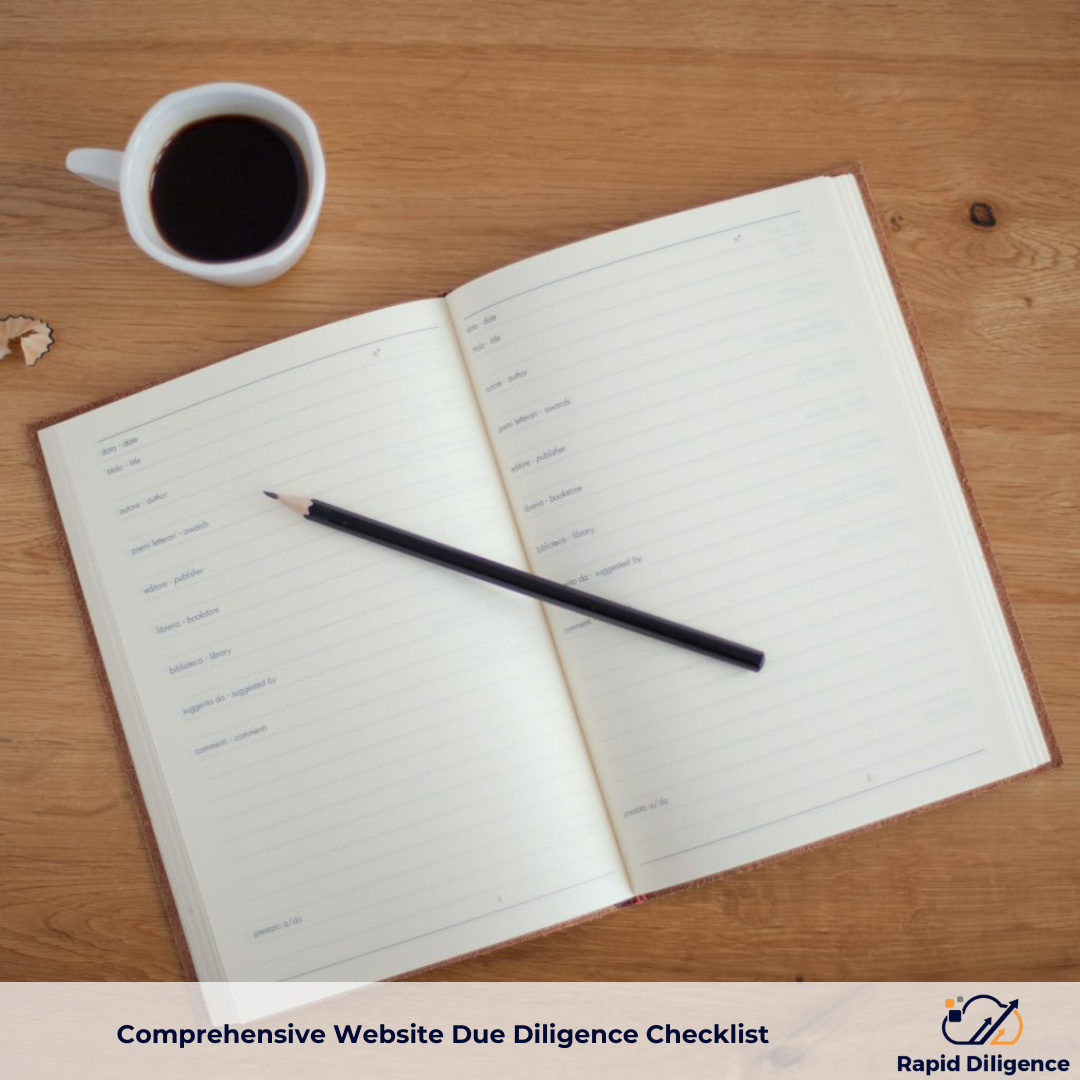 Comprehensive Website Due Diligence Checklist