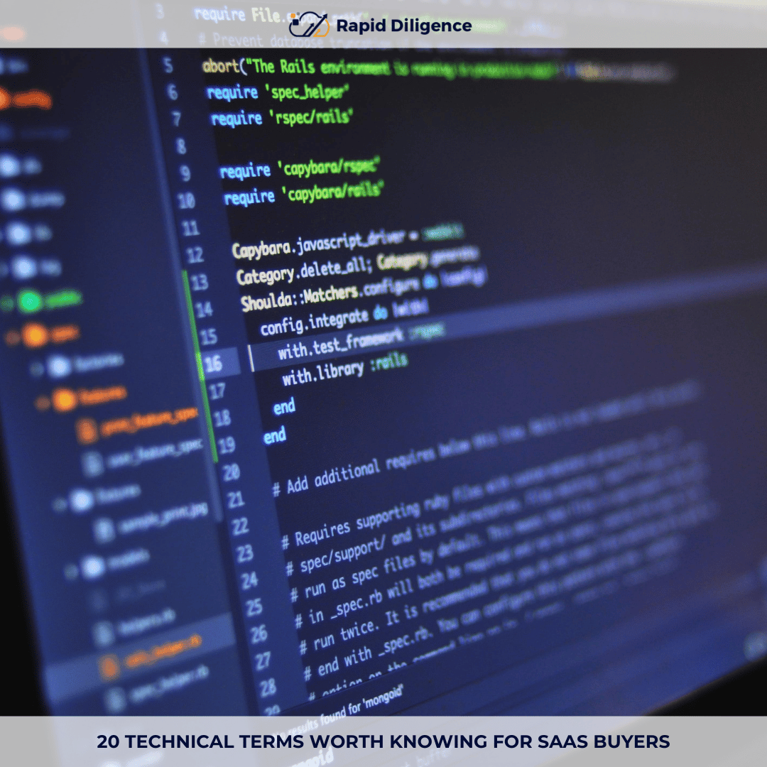 20 Technical Terms Worth Knowing for SaaS Buyers