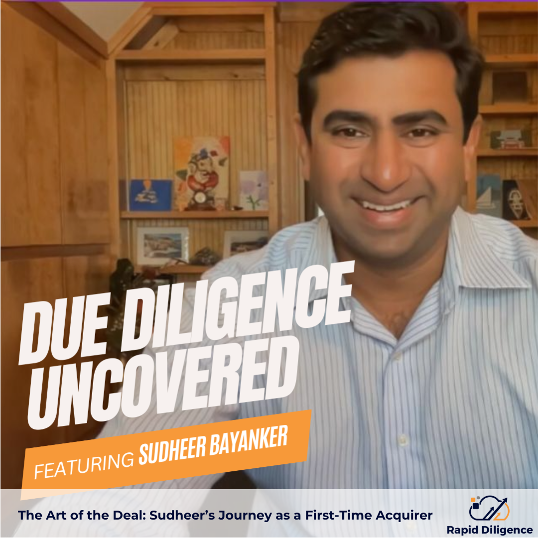 The Art of the Deal: Sudheer Bhayankar's Journey as a First-Time Acquirer [Case Study]