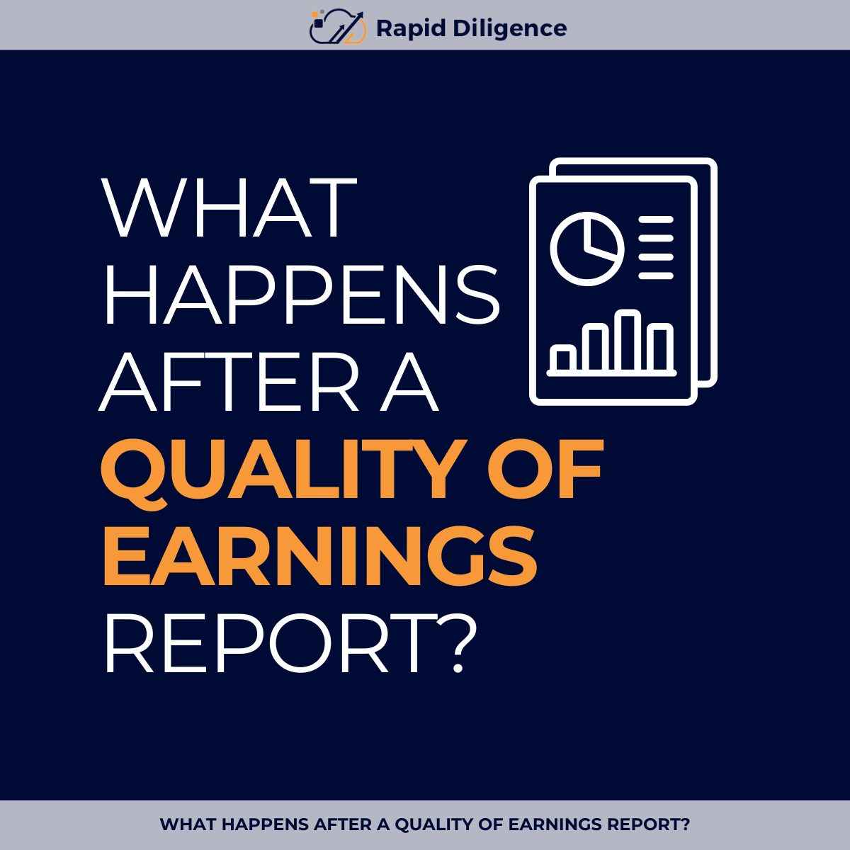 What Happens After a Quality of Earnings Report?