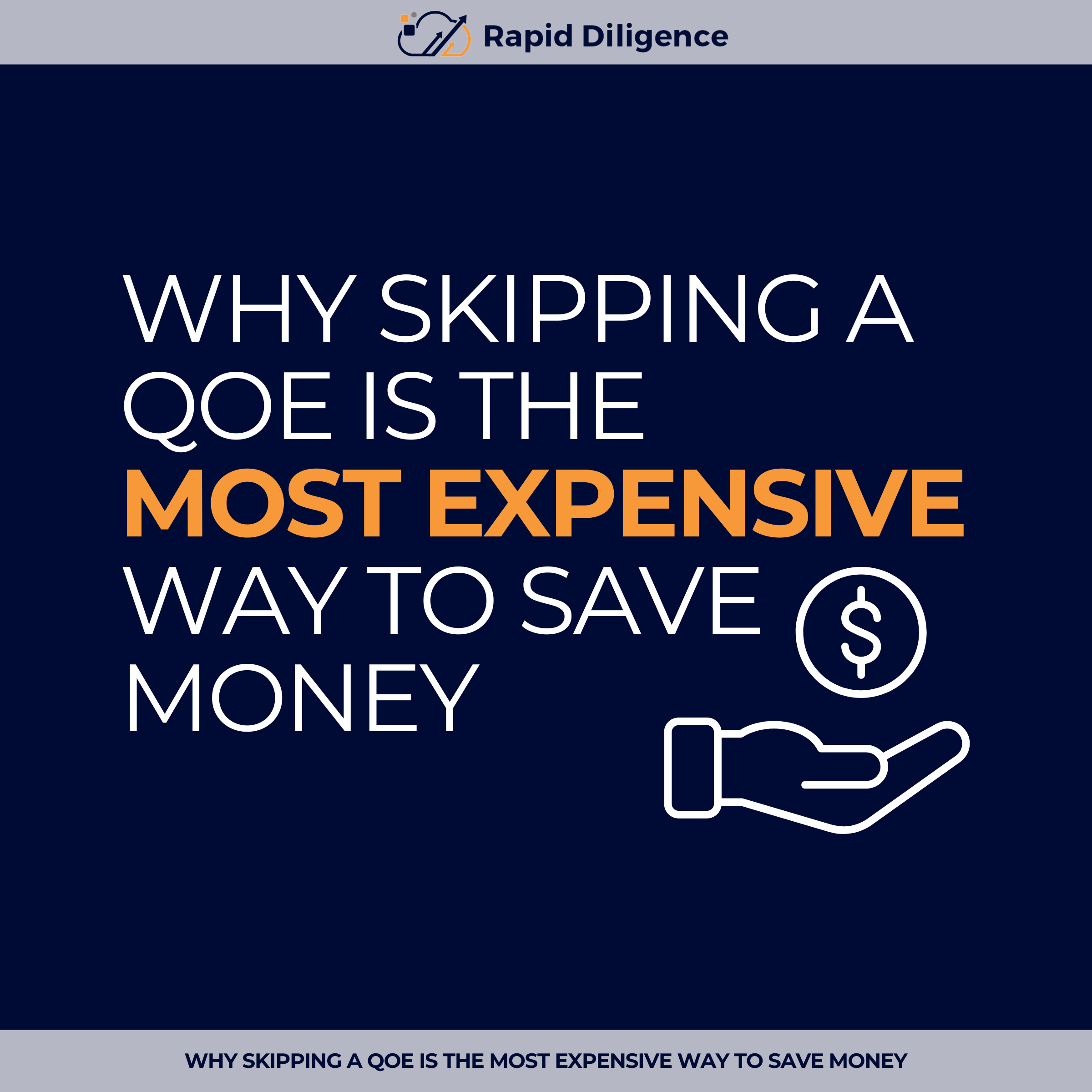 Why Skipping a QoE Is the Most Expensive Way to Save Money